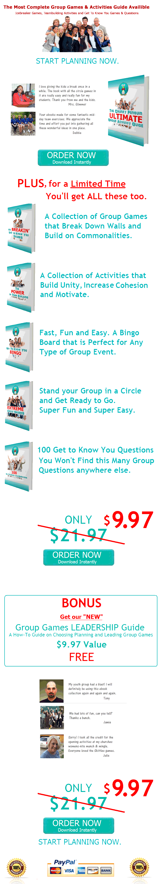 ebook sale page