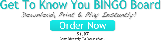 order get to know you BINGO board Get to Know You Bingo Game